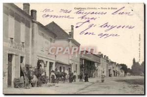 Captious - Route Bazas Old Postcard (horse very animated)