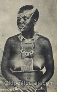 Sawazi Girl, S.A. African Nude Unused 