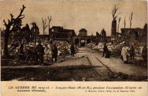 CPA LONGWY-HAUT - pendant l'occupation - Guerre de 1914-1915 (386293)