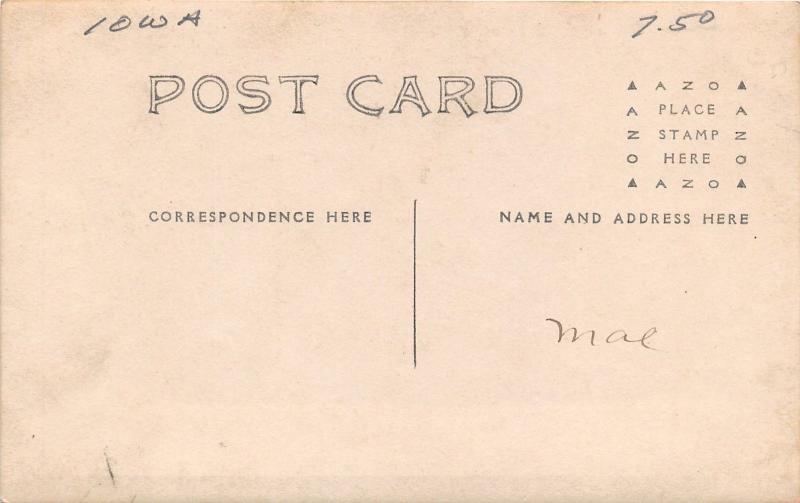 Nevada Iowa~Bell Sutter & Aunt Kate Posing by House~Story County~c1910 RPPC