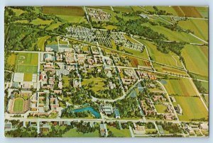 Ames Iowa Postcard ISU Alumni Achievement Fund University Campus c1960 Vintage