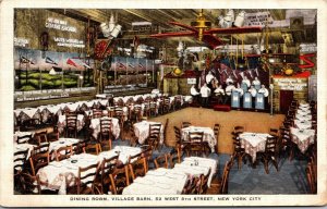 Postcard Dining Room at Village Barn in New York City~139892