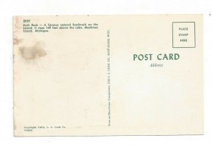 Postcard Michigan MI Mackinac Island Arch Rock Standard View Card 