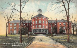 GREENSBORO FEMALE COLLEGE UNIVERSITY GREENSBORO NORTH CAROLINA POSTCARD 1908