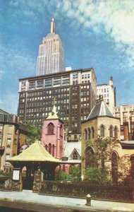 USA The Little Church Around The Corner New York City Chrome Postcard 04.18