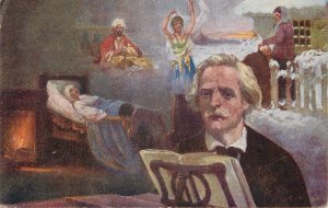 Norwegian composer Edvard Grieg - Peer Gynt - Suite artist L. Richard Postcard