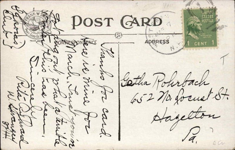 West Swanzey NH Post Office & Store Ibie AB Avery Co c1915 Postcard