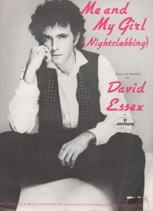 Me & My Girl David Essex XL Vintage Mercury Sheet Music