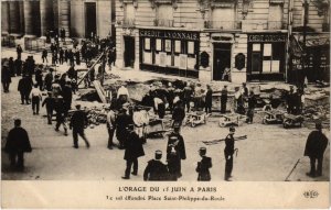 CPA PARIS 8e - L'Orage du 15 Juin a Paris (83733)