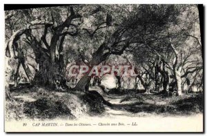 Old Postcard Cap Martin In Olives