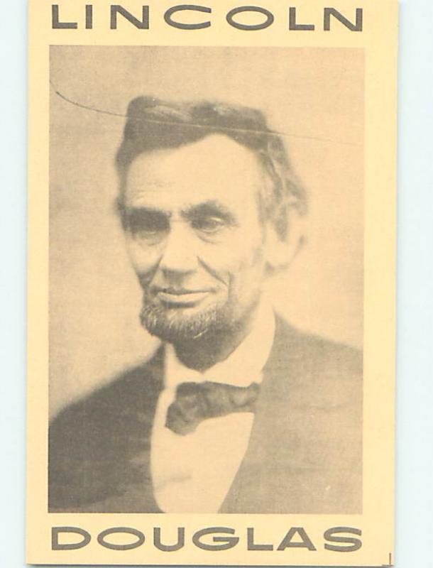 Unused Pre-1980 postcard PRESIDENT ABRAHAM LINCOLN n0173