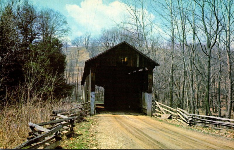 Greggs Mill Covered Bridge Fallsburg Ohio