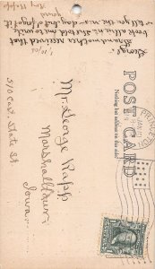 J46/ Warren Ohio RPPC Postcard c1910 Packard Enamel Ignition Cable  344