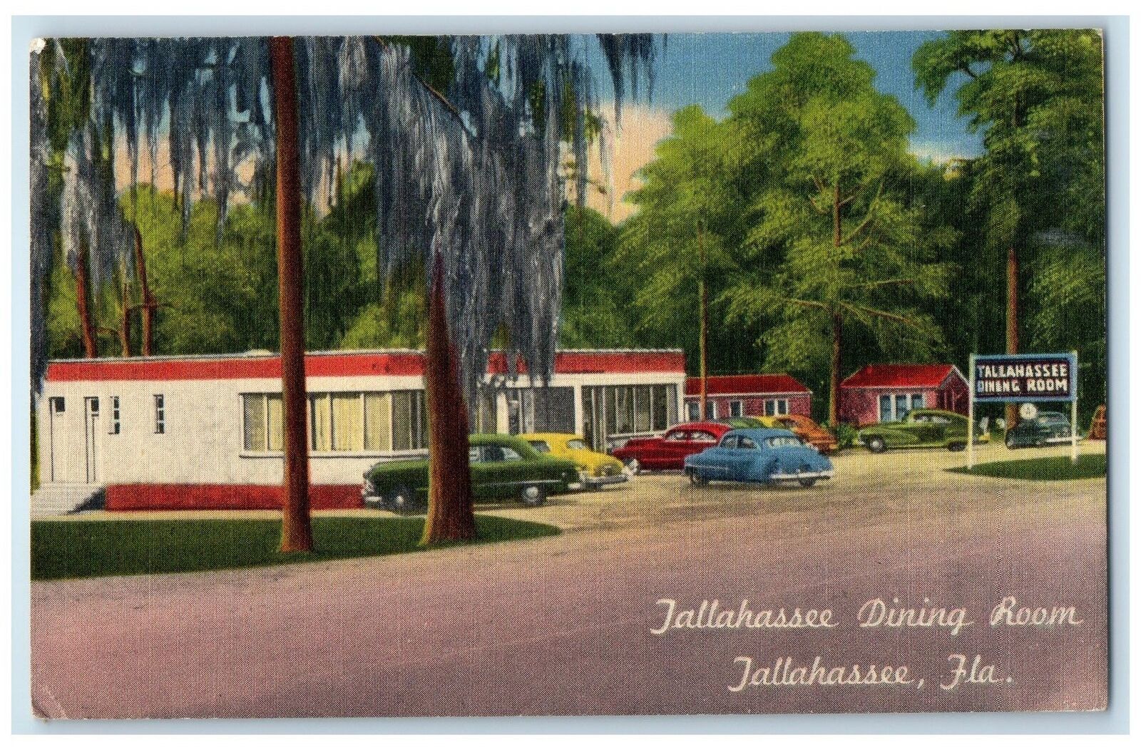 1953 Tallahassee Dining Room Restaurant Classic Car Tallahassee Florida