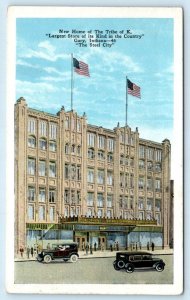 GARY, Indiana IN ~ New Home THE TRIBE of K Furniture Stationery Store Postcard