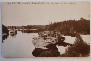 Ink Stand Lower Dells- Dells of the Wisconsin postmark 1910