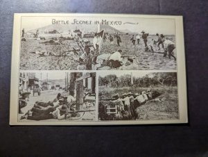 Mint USA Military Postcard Battle Scenes in Mexico Mexican Soldiers Revolution