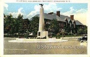 World War Memorial Monument - Englewood, New Jersey NJ  