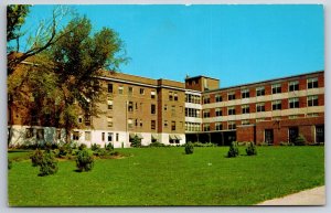 Normal Illinois~Brokaw Hospital @ Franklin & Virginia Streets~Vintage Postcard