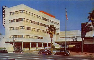 Los Angeles California 1950s Postcard CBS Station Columbia Broadcasting System