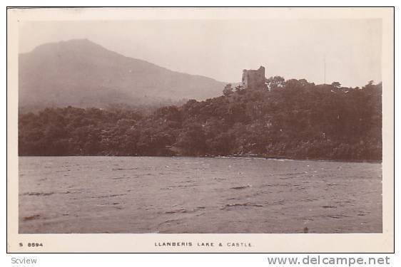 RP, Llanberis Lake & Castle, UK, 1920-1940s