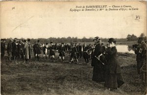 CPA Foret de RAMBOUILLET - Chasses a Courre - Equipages de BONNELLES (246286)