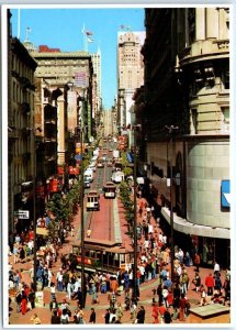 Postcard - Cable Car At The Turntable - San Francisco, California