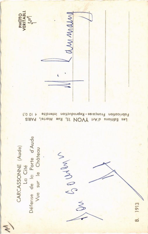 CPA Carcassonne Defense de la Porte d'Aude FRANCE (1012741)