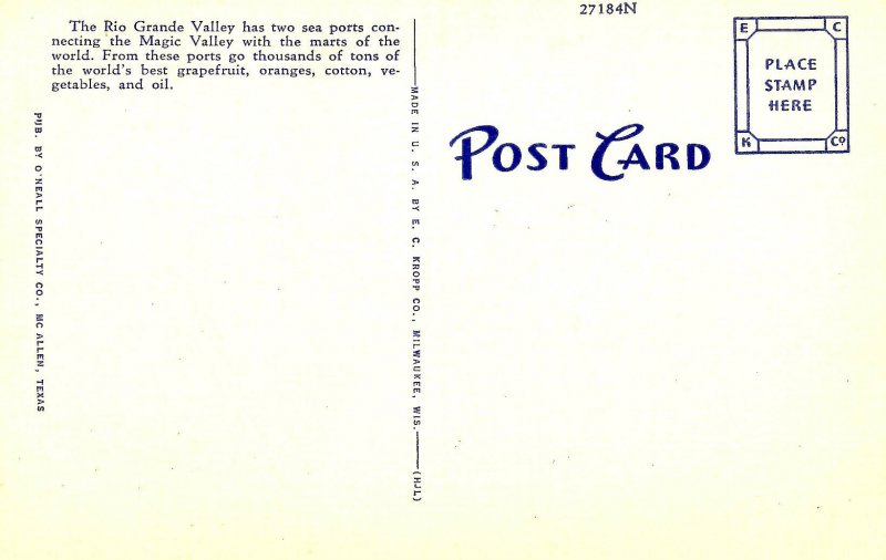 TX - Rio Grande Valley. Port Scene