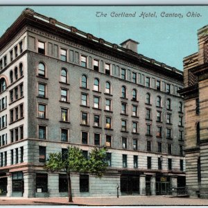 c1900s UDB Canton, OH Cortland Hotel Building for Independent 5c 10c Stores A206