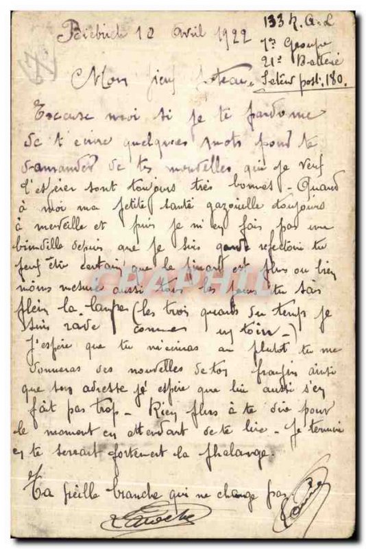 Old Postcard Remembrance Rhine