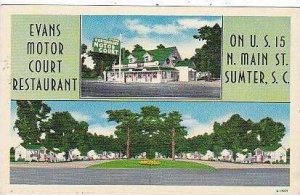 South Carolina Sumter Evans Motor Court Resturant