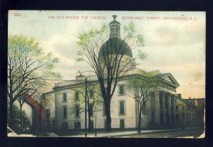 Providence, Rhode Island/RI  Postcard, Old Round Top Church, Weybosset Street