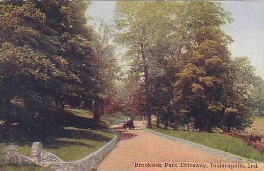 Indiana Indianapolis Brookside Park Driveway