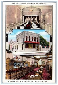 1941 John Ernst's Cafe Formerly Joe Deutsch Ogden Milwaukee Wisconsin Postcard