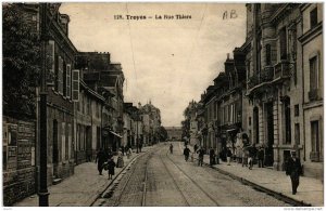 CPA TROYES La Rue THIERS (723110)