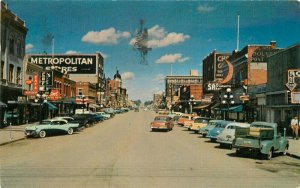 Canada Moose Jaw Saskatchewan Postcard Main Street Traveltime 21-13415