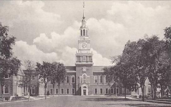 New Hampshire Hanover Baker Library Dartmouth College Albertype