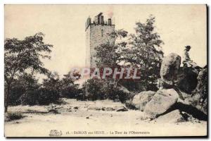 Old Postcard Samois-sur-Seine The Tower I & # 39Observatoire