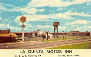 Laredo Texas 1960s Postcard La Quinta Motor Inn Motel