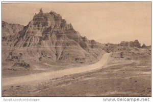 Pinnacles Peaks The Badlands Nat Monument South Dakota Albertype