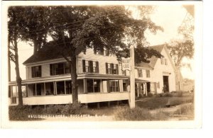 Real Photo, Wallcroft Lodge, Boscawen, New Hampshire, Used Locally 1927