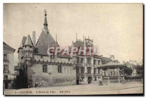 Postcard Old Saumur Maine and The City Hotel