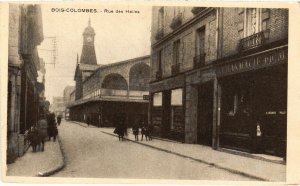 CPA Colombes Rue des Halles (1314530)