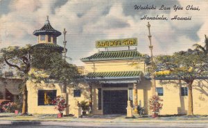 J76/ Honolulu Hawaii Postcard c1950s Waikiki Lau Yee Chai Restaurant  273