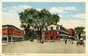 NH - Laconia. Bank Square