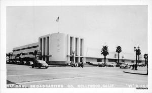 1930s Hollywood California National Broadcasting CO RPPC Real photo 6362