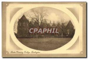 Postcard Old Ladies Training College Darlington