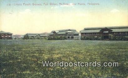 Cavalry Parade Grounds, Fort William McKinley Manila Philippines Unused 