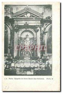 Old Postcard Paris Chapel of Our Lady of Víctores